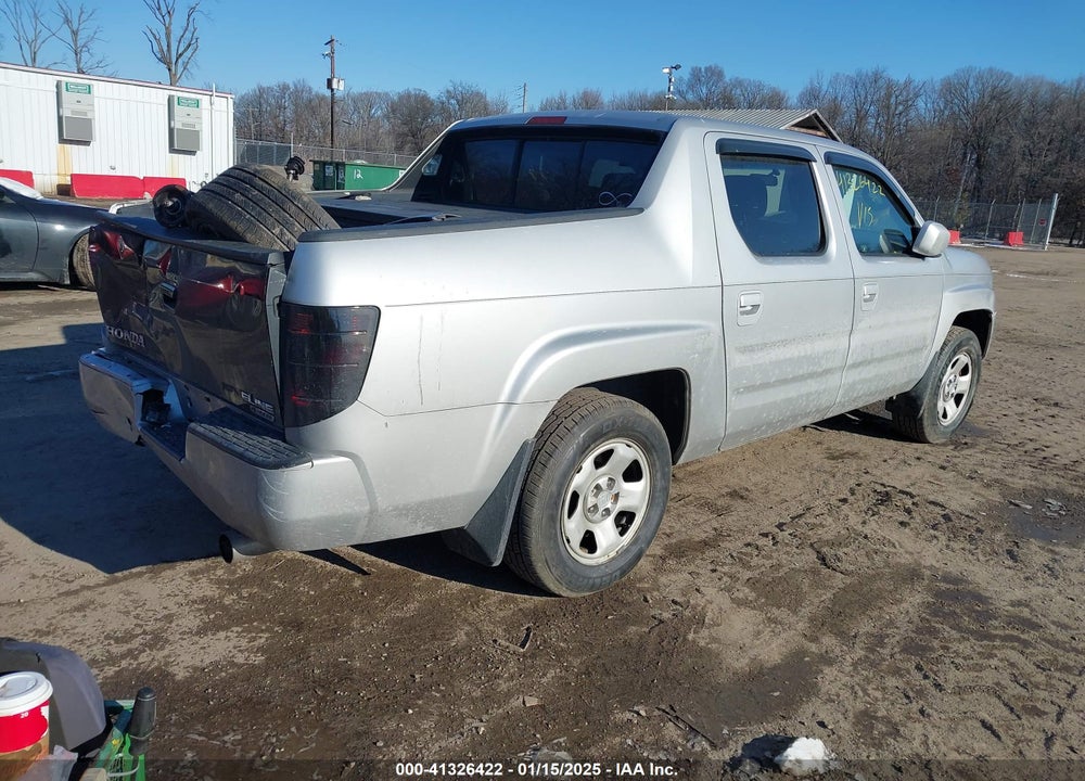 2007 HONDA RIDGELINE VIN: 2HJYK16437H519333