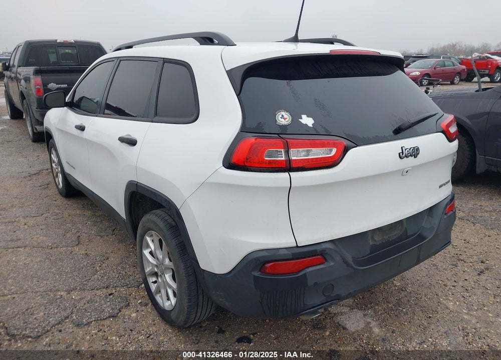 2016 JEEP CHEROKEE SPORT VIN: 1C4PJLAB5GW304364