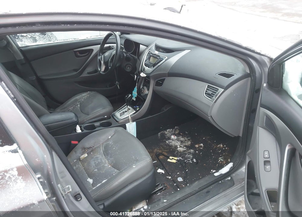 2012 HYUNDAI ELANTRA LIMITED PZEV VIN: KMHDH4AE3CU202190