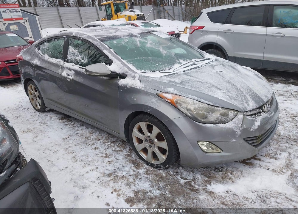 2012 HYUNDAI ELANTRA LIMITED PZEV VIN: KMHDH4AE3CU202190