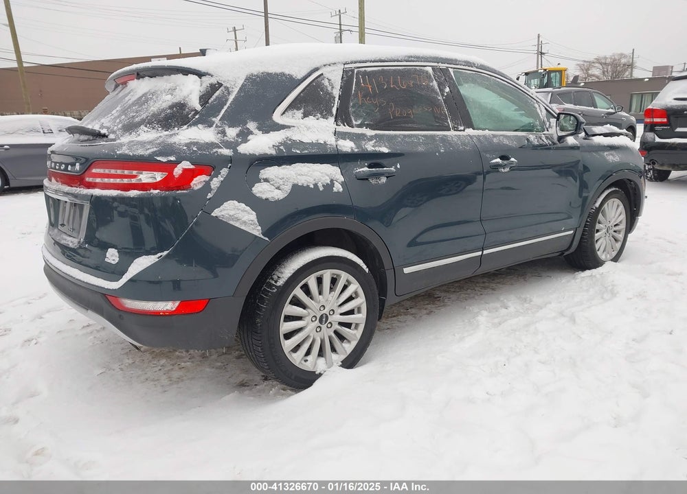 2019 LINCOLN MKC STANDARD VIN: 5LMCJ1C91KUL32303