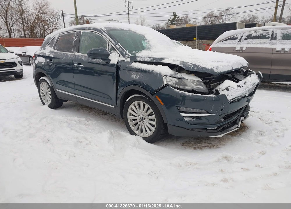 2019 LINCOLN MKC STANDARD VIN: 5LMCJ1C91KUL32303