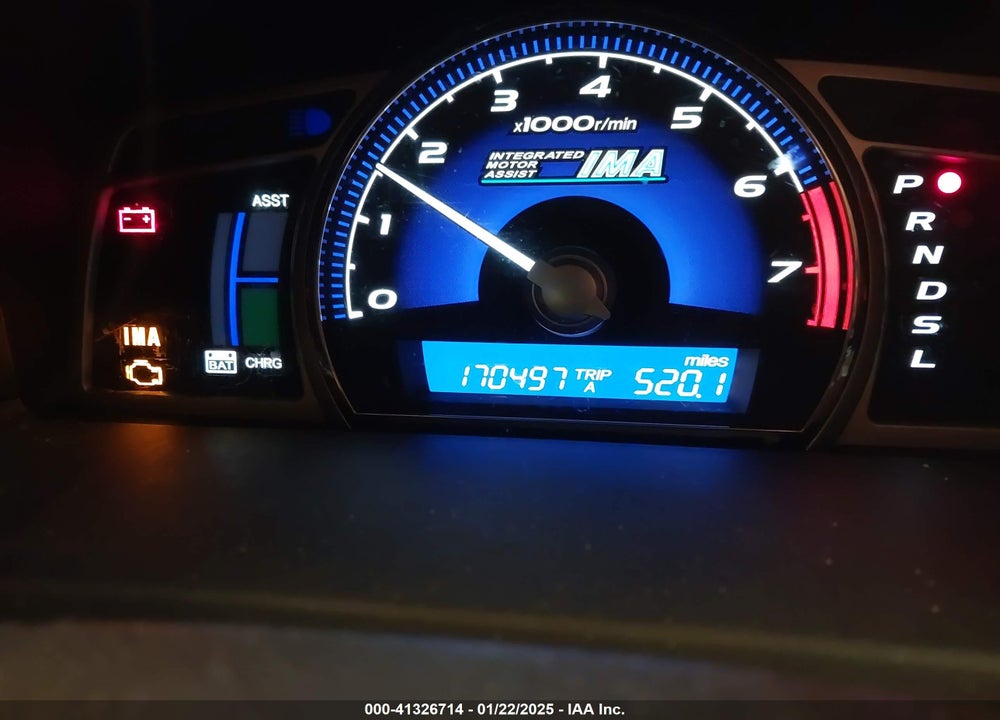 2008 HONDA CIVIC HYBRID VIN: JHMFA362X8S018845