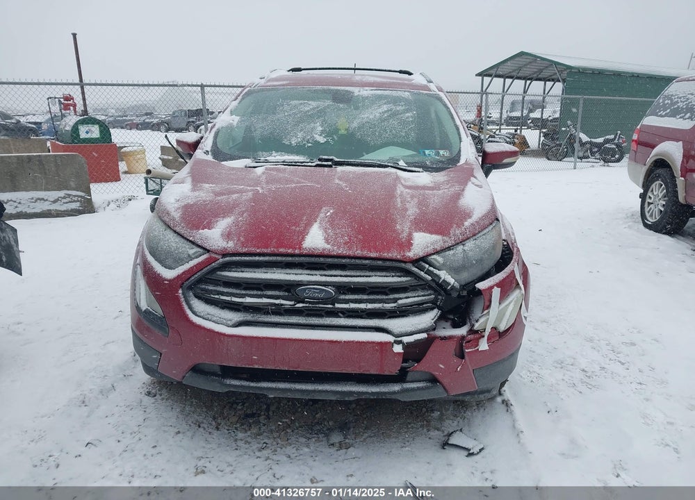 2018 FORD ECOSPORT SES VIN: MAJ6P1CL6JC205989