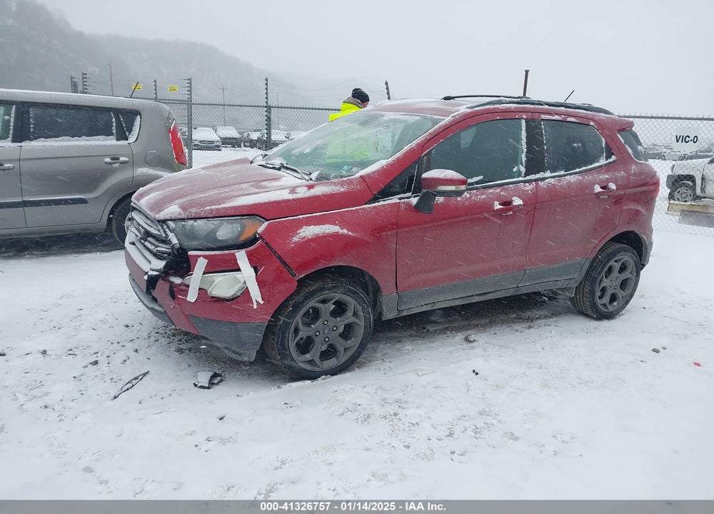 2018 FORD ECOSPORT SES VIN: MAJ6P1CL6JC205989