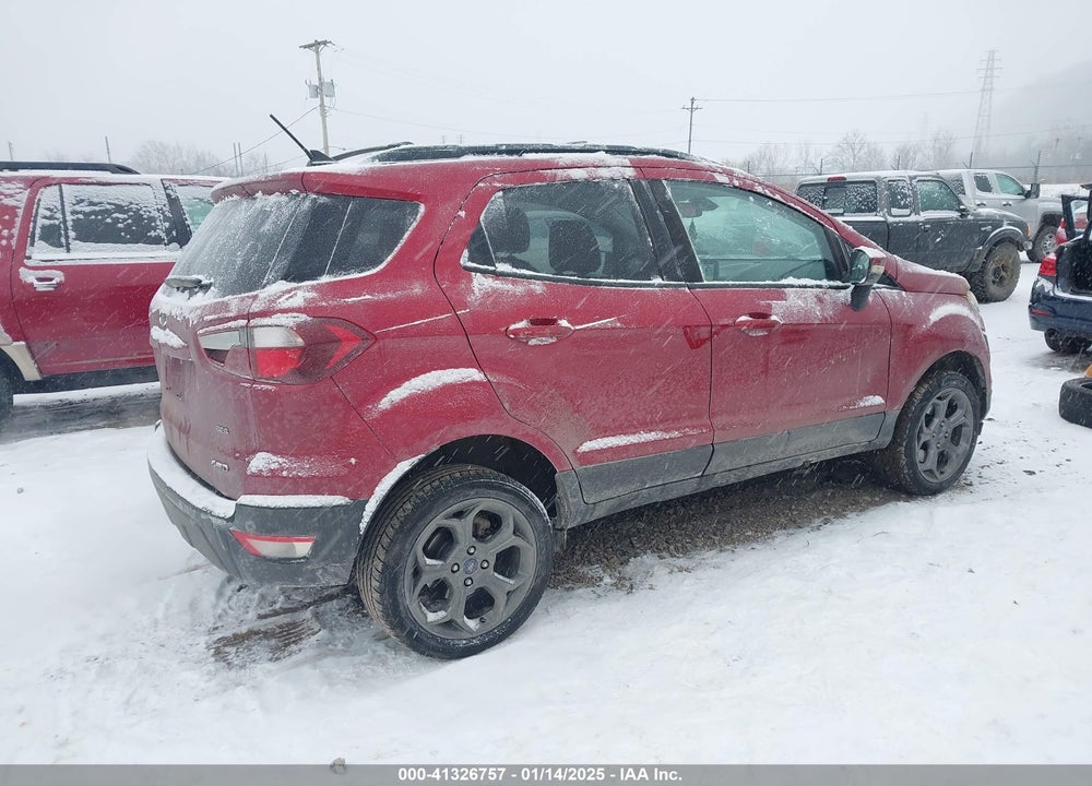 2018 FORD ECOSPORT SES VIN: MAJ6P1CL6JC205989