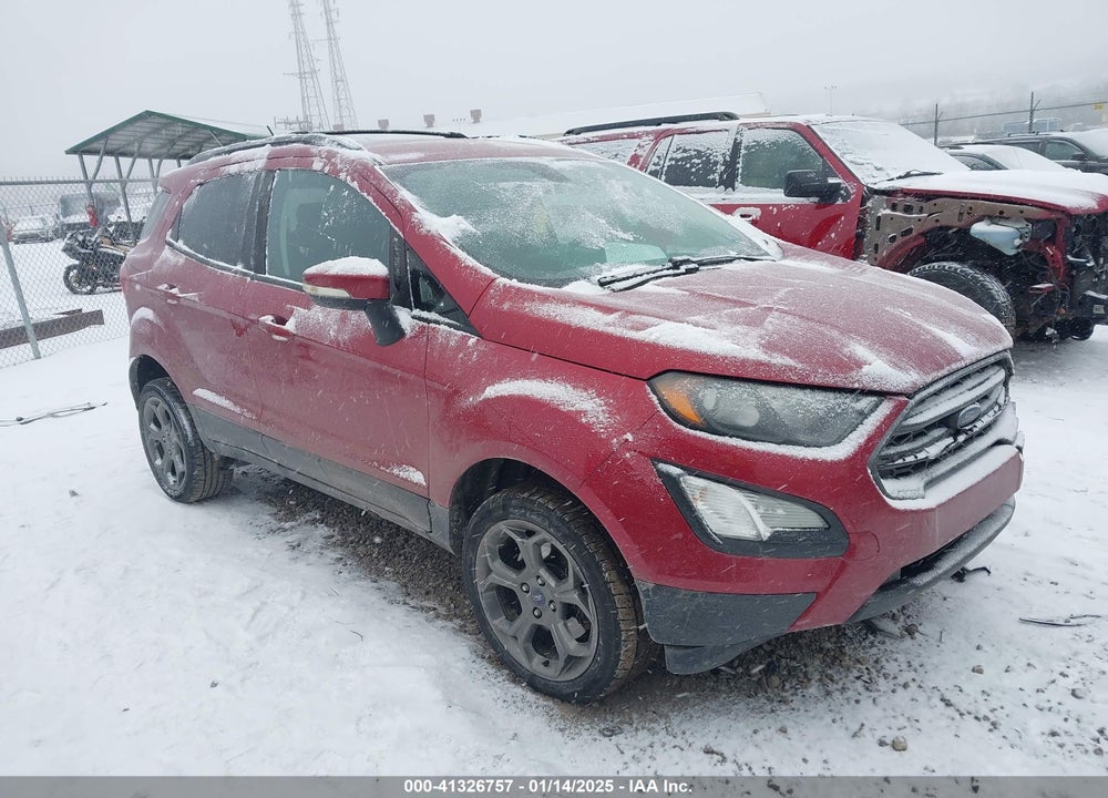 2018 FORD ECOSPORT SES VIN: MAJ6P1CL6JC205989