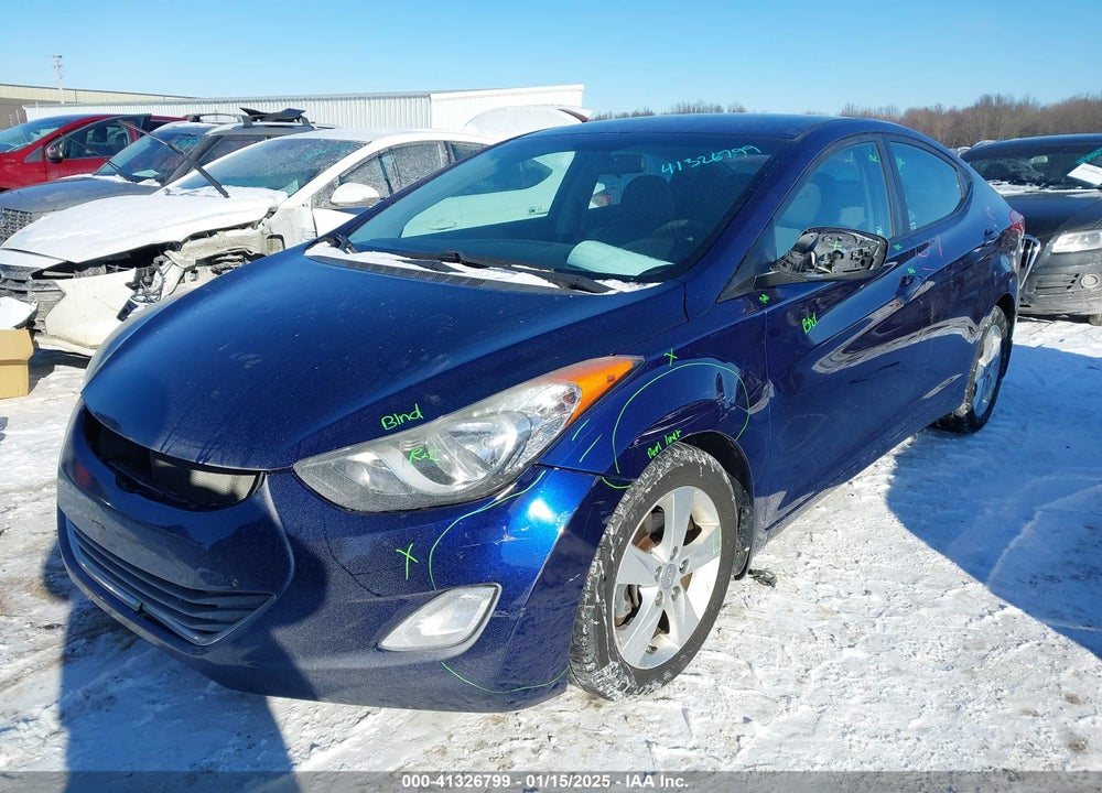 2013 HYUNDAI ELANTRA VIN: 5NPDH4AE9DH426659