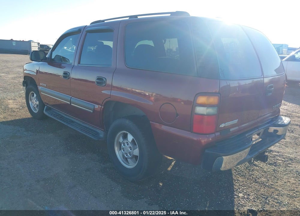 2003 CHEVROLET TAHOE LS VIN: 1GNEC13V23J251036