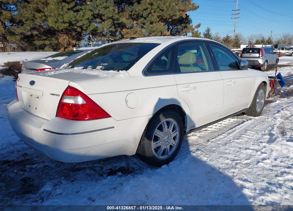 2007 FORD FIVE HUNDRED VIN: 1FAHP25107G118729