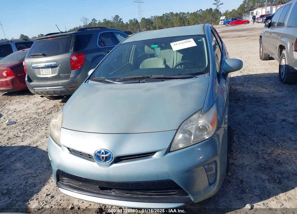 2012 TOYOTA PRIUS THREE VIN: JTDKN3DU8C1544883