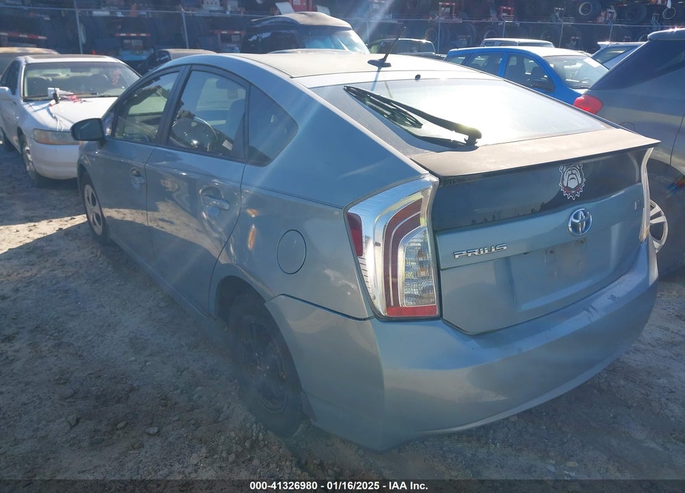 2012 TOYOTA PRIUS THREE VIN: JTDKN3DU8C1544883