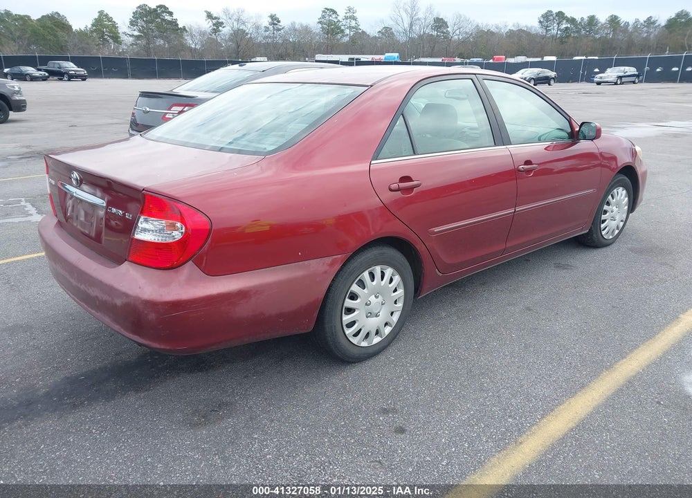 2002 TOYOTA CAMRY XLE VIN: 4T1BE32K52U050006