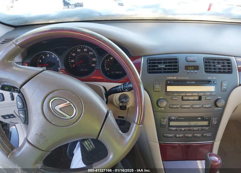 2002 LEXUS ES 300 VIN: JTHBF30GX20046748