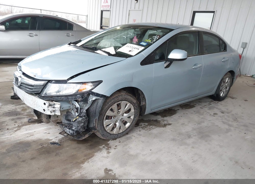 2012 HONDA CIVIC SDN LX VIN: 2HGFB2F57CH516571