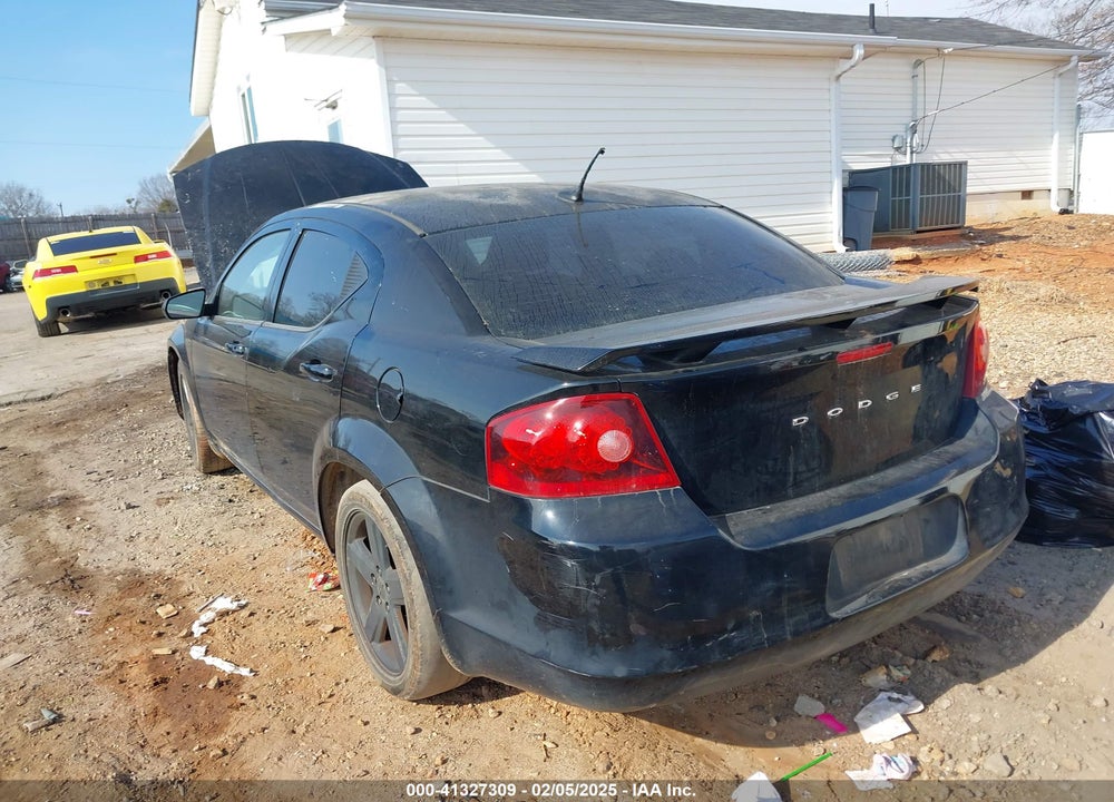 2012 DODGE AVENGER VIN: 1C3CDZAB9CN141747