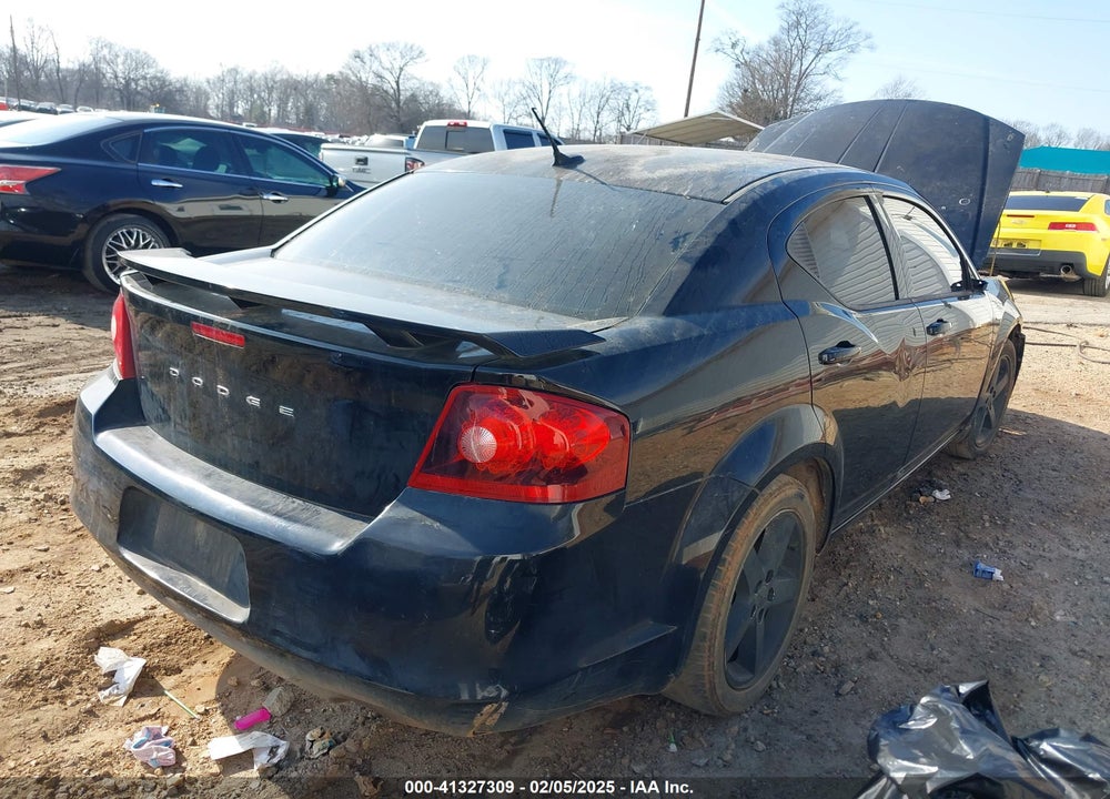 2012 DODGE AVENGER VIN: 1C3CDZAB9CN141747