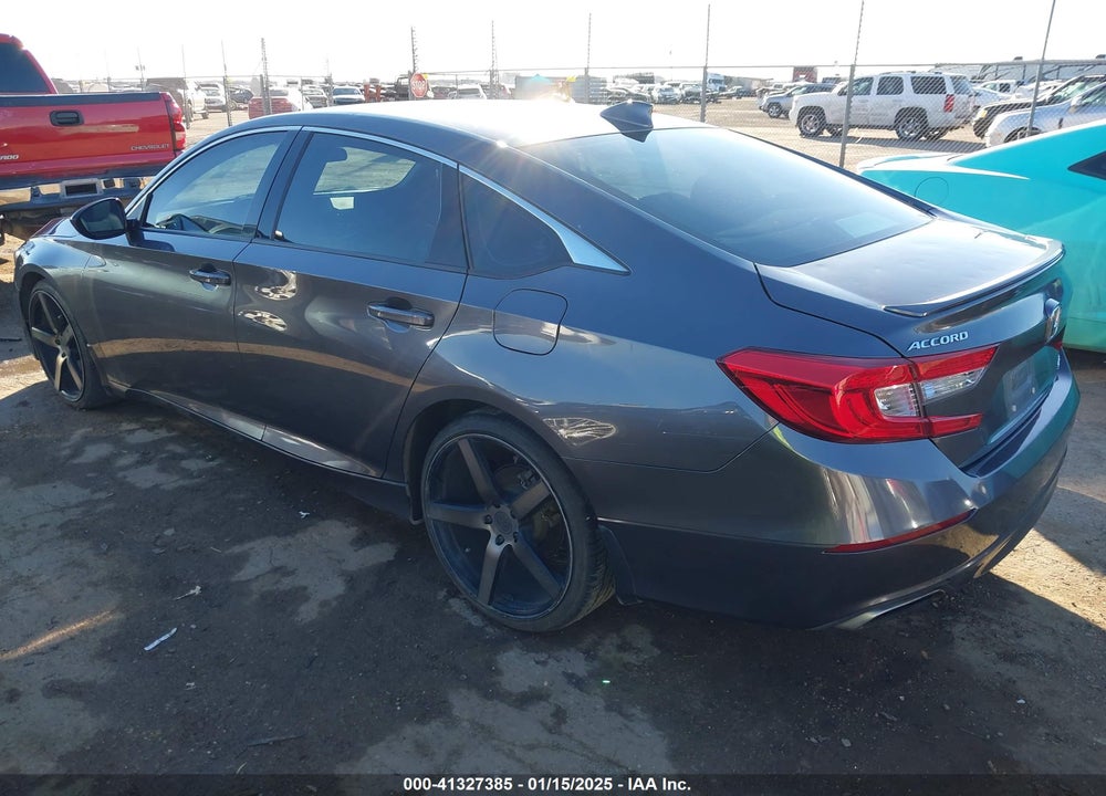 2019 HONDA ACCORD VIN: 1HGCV1F33KA125563