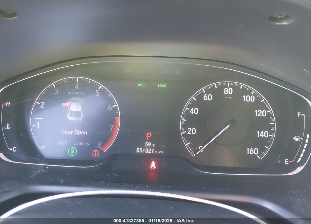 2019 HONDA ACCORD VIN: 1HGCV1F33KA125563