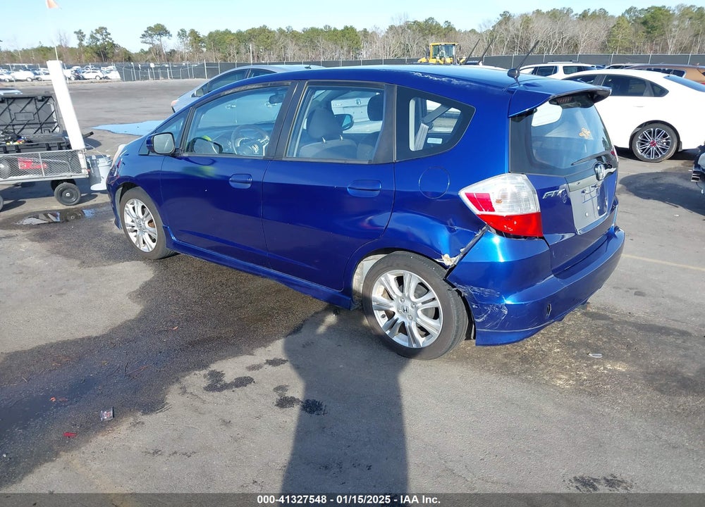 2009 HONDA FIT SPORT VIN: JHMGE88469S053713