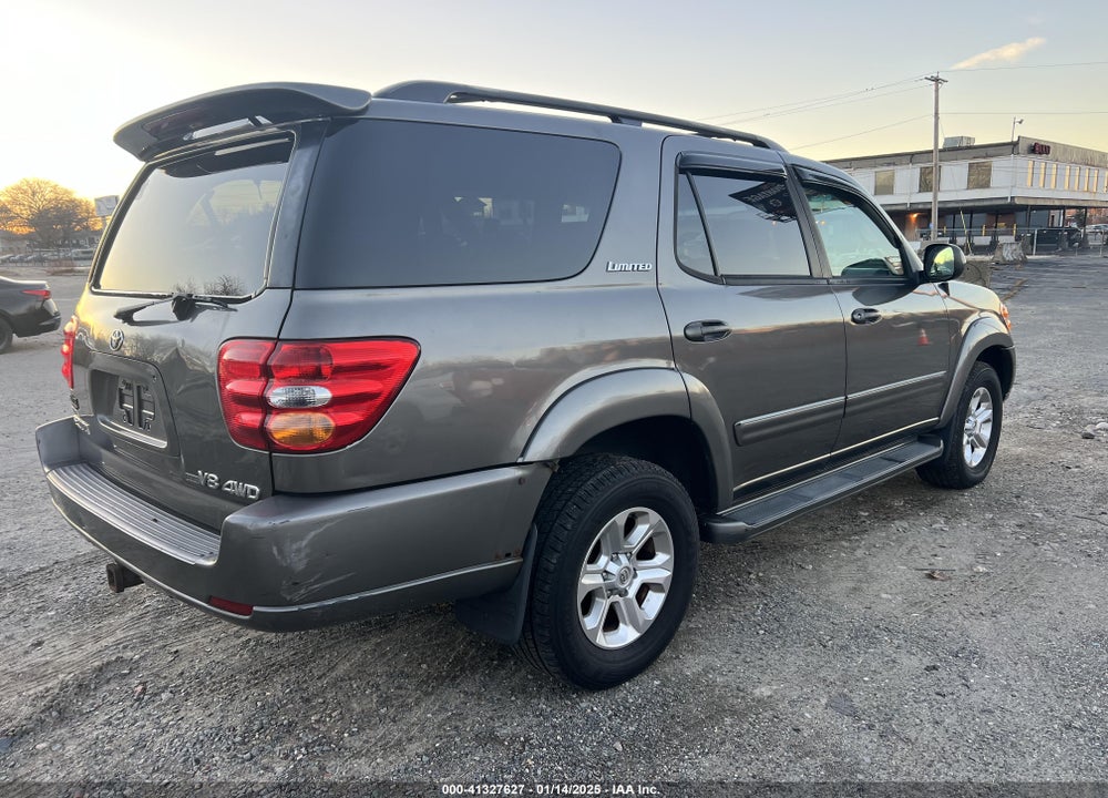 2004 TOYOTA SEQUOIA LIMITED V8 VIN: 5TDBT48A24S205116