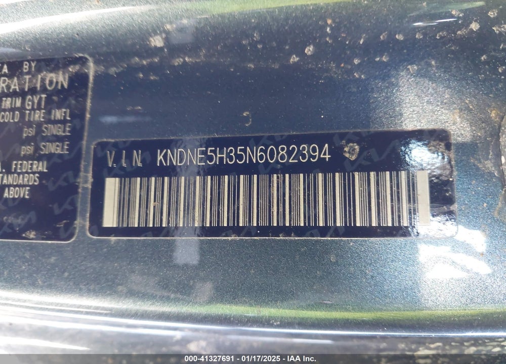2022 KIA CARNIVAL MPV SX PRESTIGE VIN: KNDNE5H35N6082394