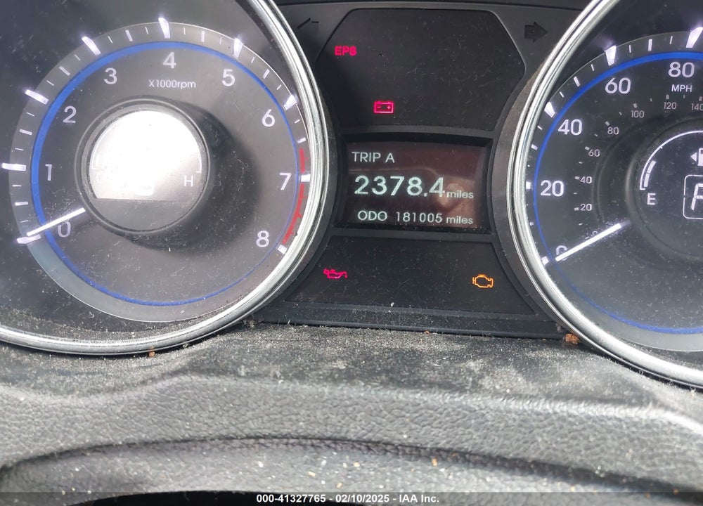 2013 HYUNDAI SONATA GLS VIN: 5NPEB4AC0DH746375
