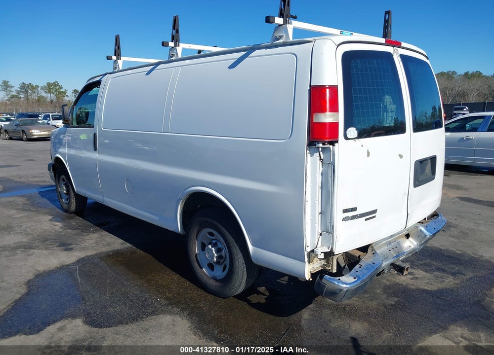 2012 CHEVROLET EXPRESS 2500 WORK VAN VIN: 1GCWGFCA7C1100284