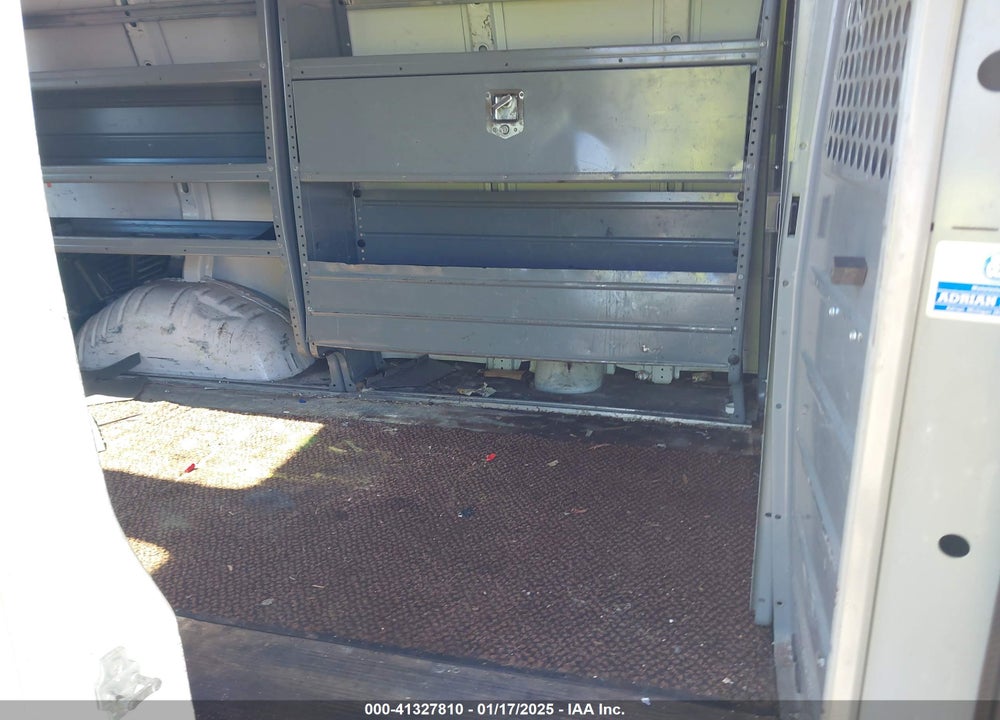2012 CHEVROLET EXPRESS 2500 WORK VAN VIN: 1GCWGFCA7C1100284
