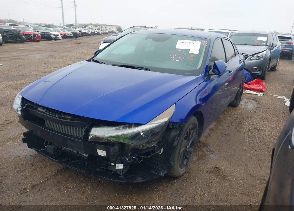 2021 HYUNDAI ELANTRA SEL VIN: 5NPLS4AG6MH025858