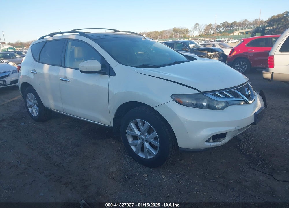 2012 NISSAN MURANO SL VIN: JN8AZ1MW8CW238800