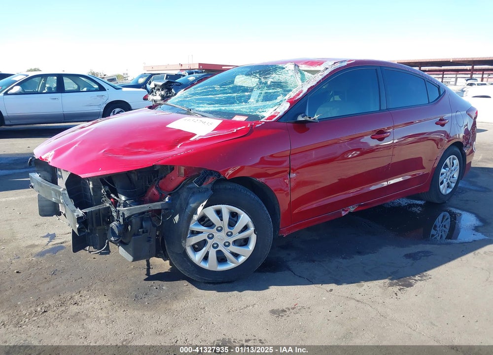 2017 HYUNDAI ELANTRA VIN: KMHD74LF0HU353309