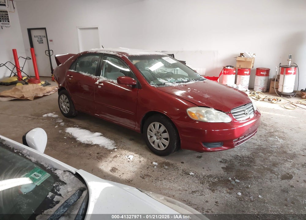 2004 TOYOTA COROLLA LE VIN: 2T1BR32E94C276066