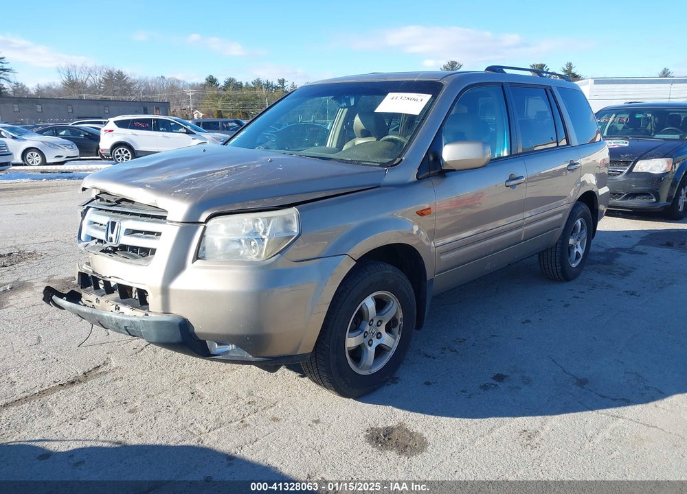 2006 HONDA PILOT EX-L VIN: 2HKYF18626H506098