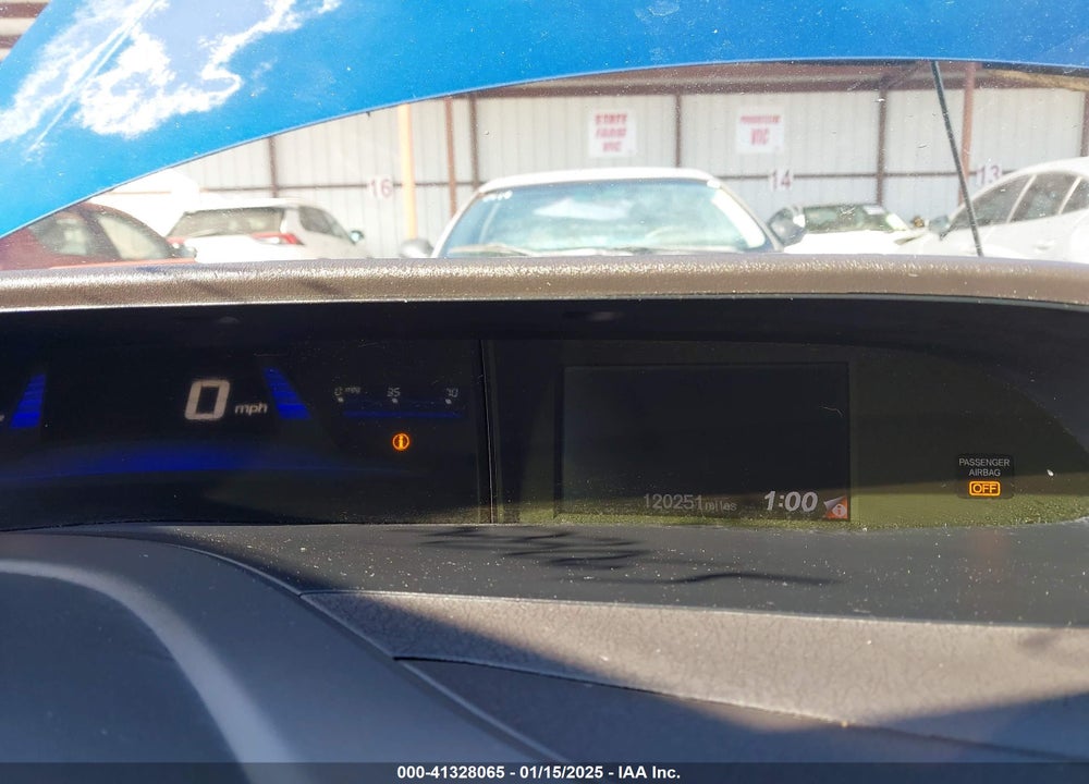 2012 HONDA CIVIC VIN: 2HGFB2F51CH571226