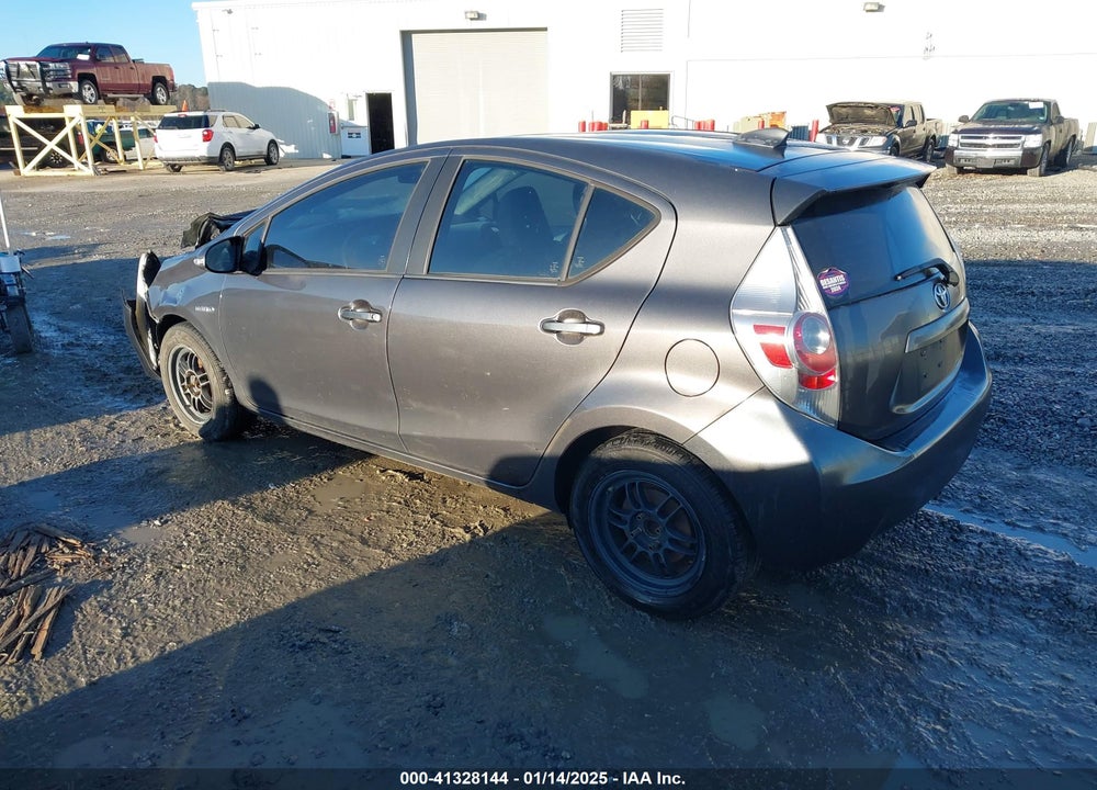 2012 TOYOTA PRIUS C TWO VIN: JTDKDTB35C1011595