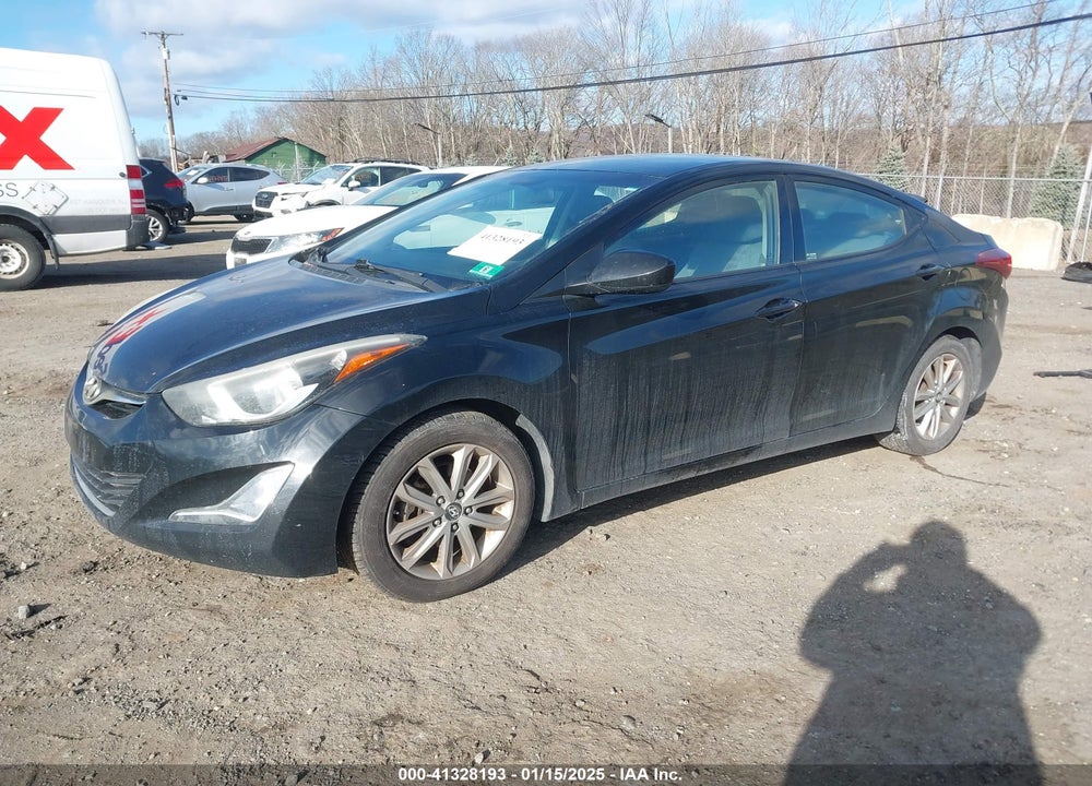 2014 HYUNDAI ELANTRA SE VIN: KMHDH4AE9EU075996