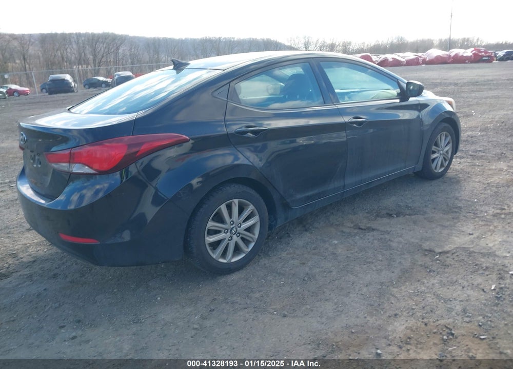 2014 HYUNDAI ELANTRA SE VIN: KMHDH4AE9EU075996