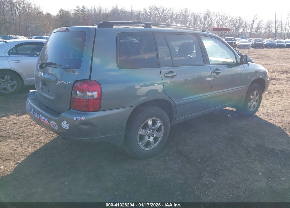 2006 TOYOTA HIGHLANDER V6 VIN: JTEHP21A660171244