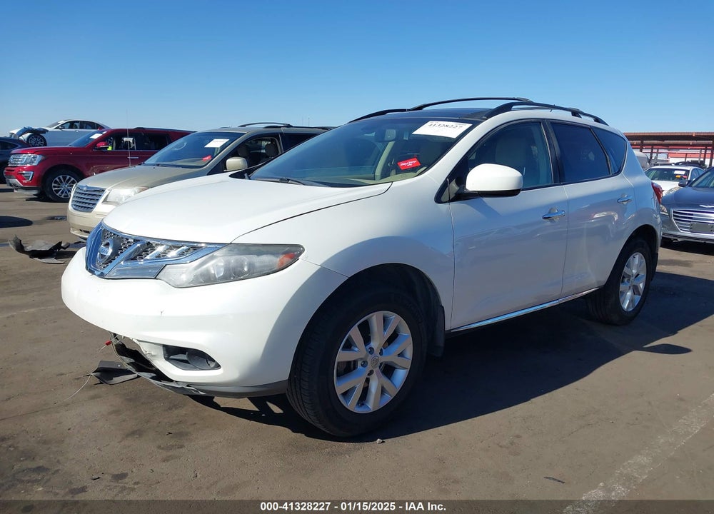 2013 NISSAN MURANO VIN: JN8AZ1MUXDW207824