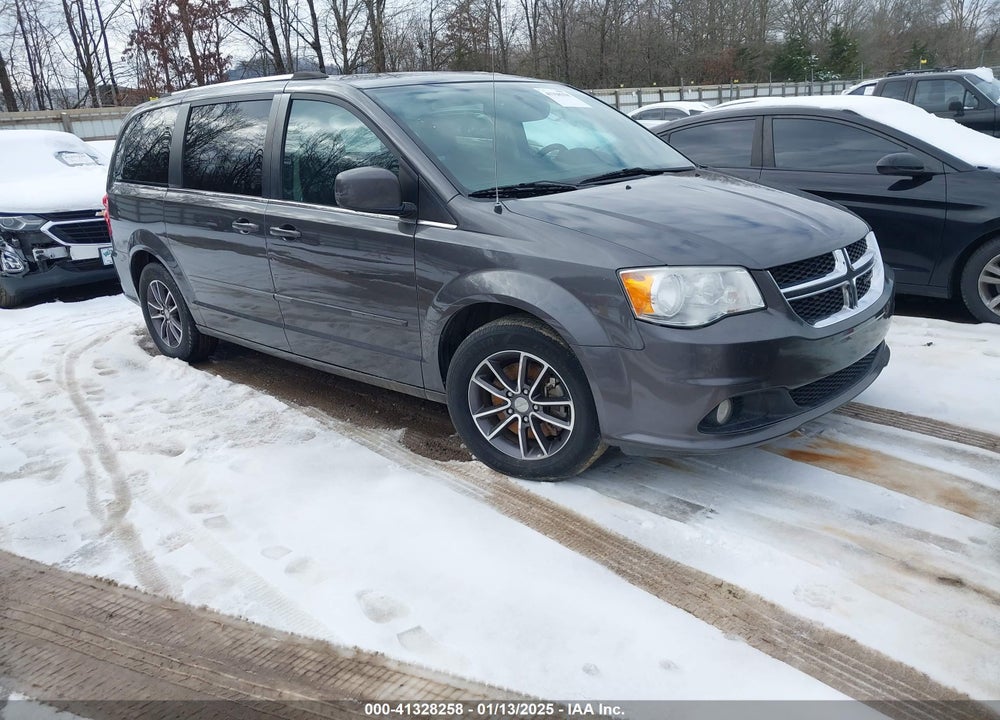 2017 DODGE GRAND CARAVAN SXT VIN: 2C4RDGCG1HR554114