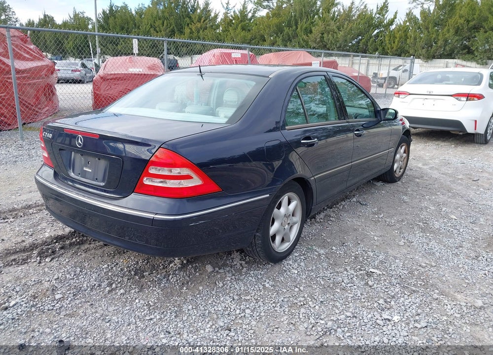 2002 MERCEDES-BENZ C 240 VIN: WDBRF61J22F212347