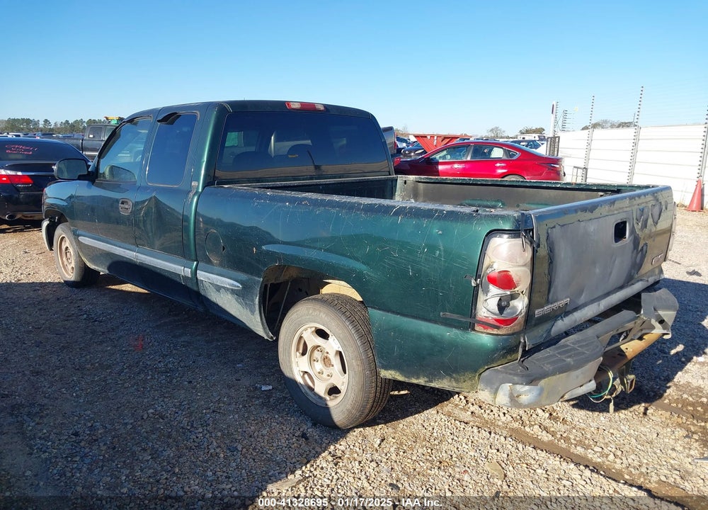2001 GMC SIERRA 1500 SLE VIN: 2GTEC19T711231547