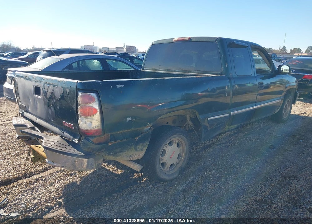 2001 GMC SIERRA 1500 SLE VIN: 2GTEC19T711231547