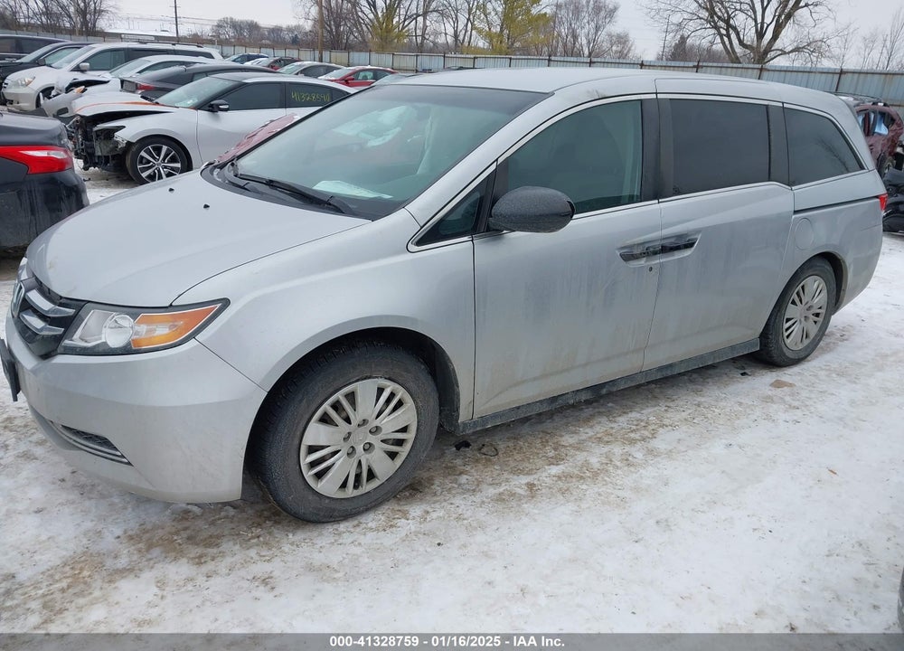 2014 HONDA ODYSSEY LX VIN: 5FNRL5H27EB006176