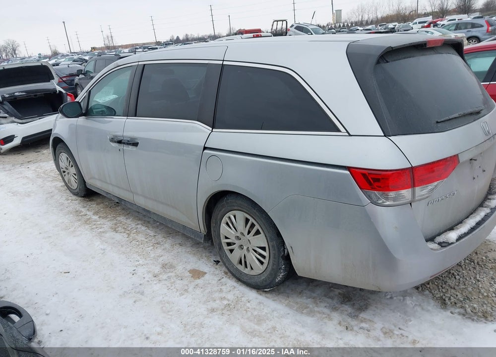 2014 HONDA ODYSSEY LX VIN: 5FNRL5H27EB006176