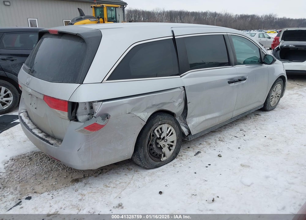 2014 HONDA ODYSSEY LX VIN: 5FNRL5H27EB006176