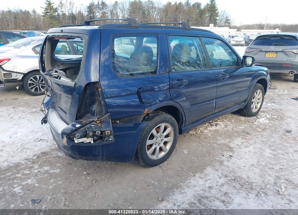 2006 SUBARU FORESTER 2.5X VIN: JF1SG65616H746090
