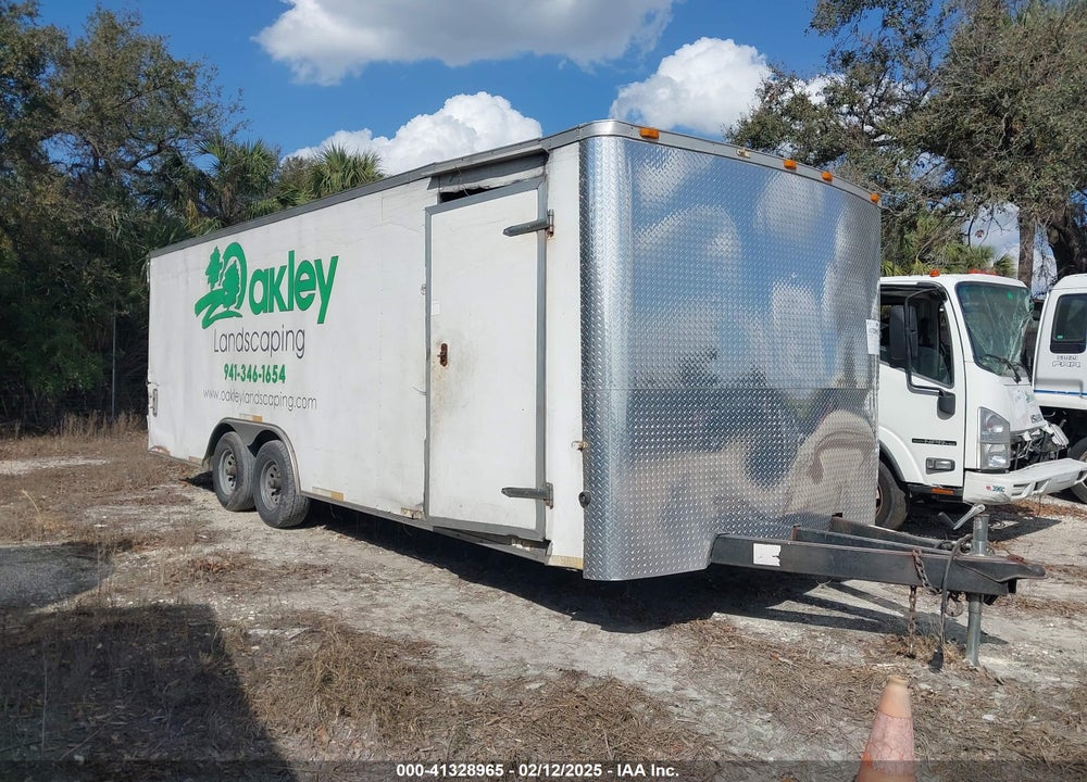 2015 CARGO CRAFT 22' BUMPER PULL TRAILER VIN: 4D6EB2221FA036009