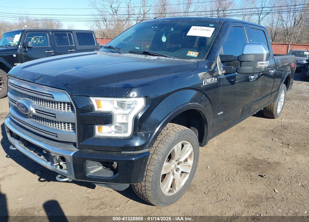 2016 FORD F-150 PLATINUM VIN: 1FTFW1EG2GFB90668